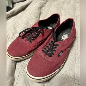 Vans Maroon Shoes